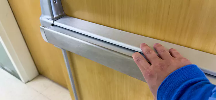 Installing a Push Bar on a Door Ruskin